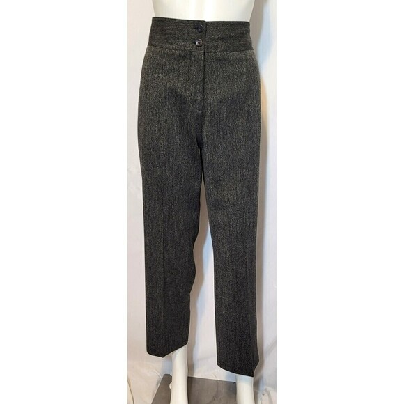 Chico's Tweed Bermuda Career Capris - Size 1 or 8 - Picture 1 of 11